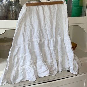 Cottagecore Linen Skirt size 10.